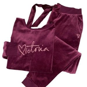2-Piece Victoria’s Secret Velour Lounge Set